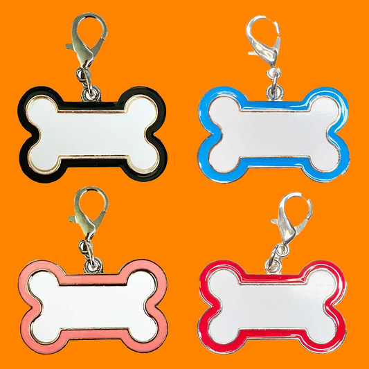Metal Bone Dog Tag