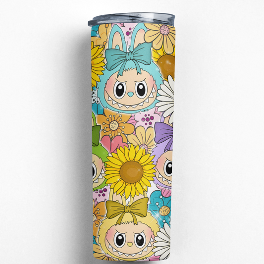 Labubu Flower Tumbler image 0